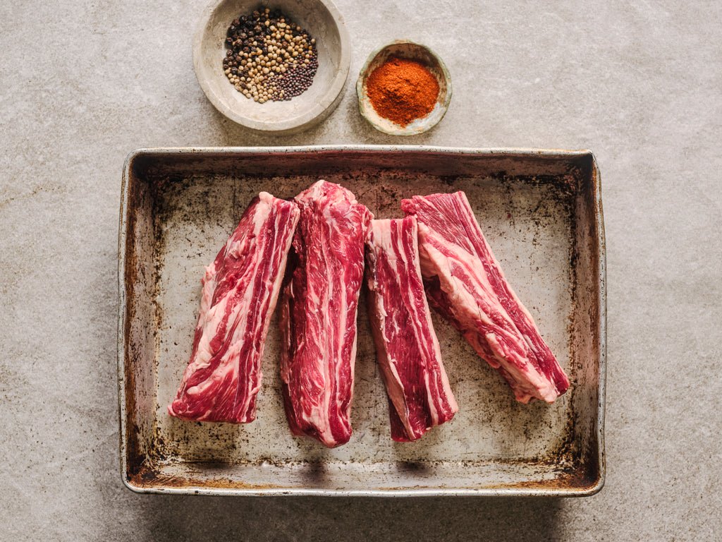 beef chuck short ribs (raw cut)