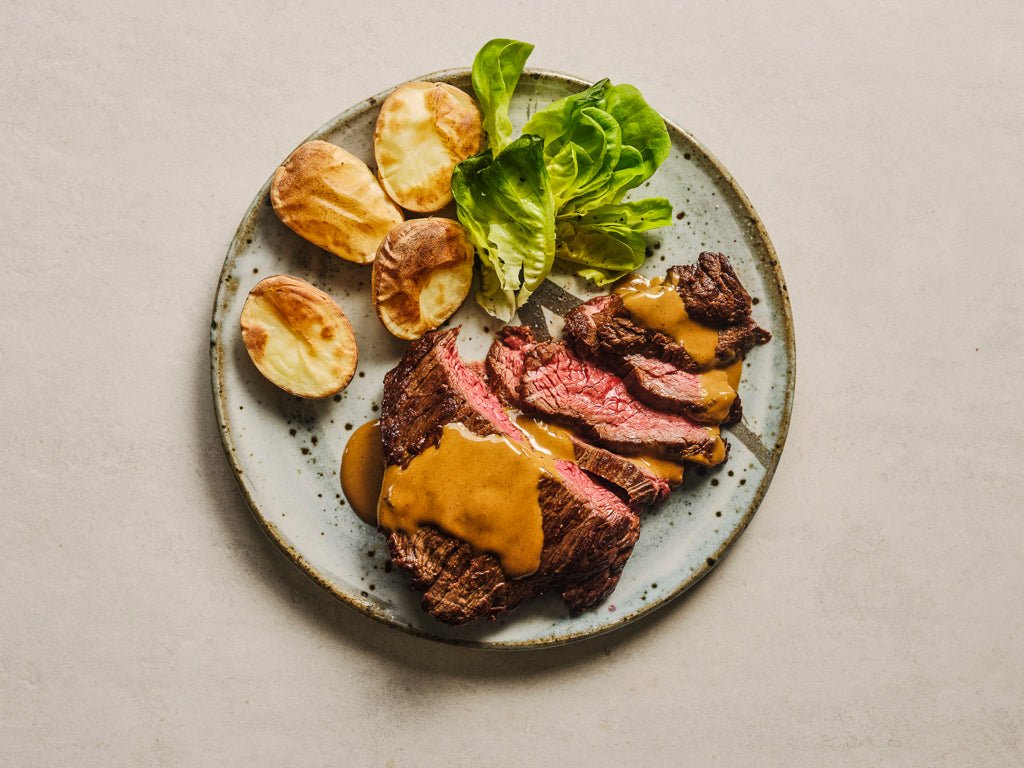 beef flank steak (cooked dish)