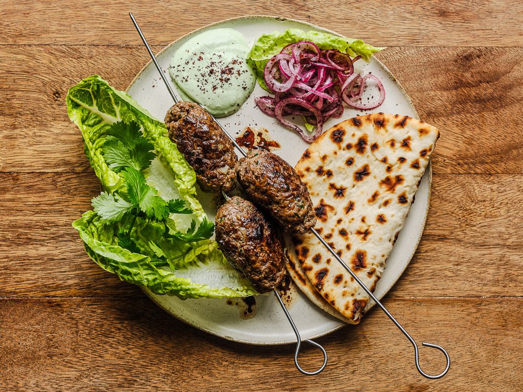 beef mince 10% (cooked dish) - Kofta Kebabs filled with lean 10% beef mince