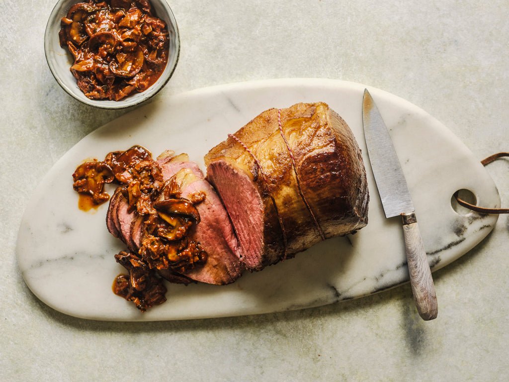 beef silverside salmon  cut roast (cooked dish)