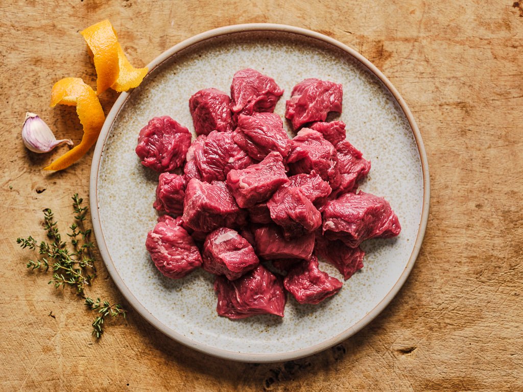 stewing steak traditional (raw cut)
