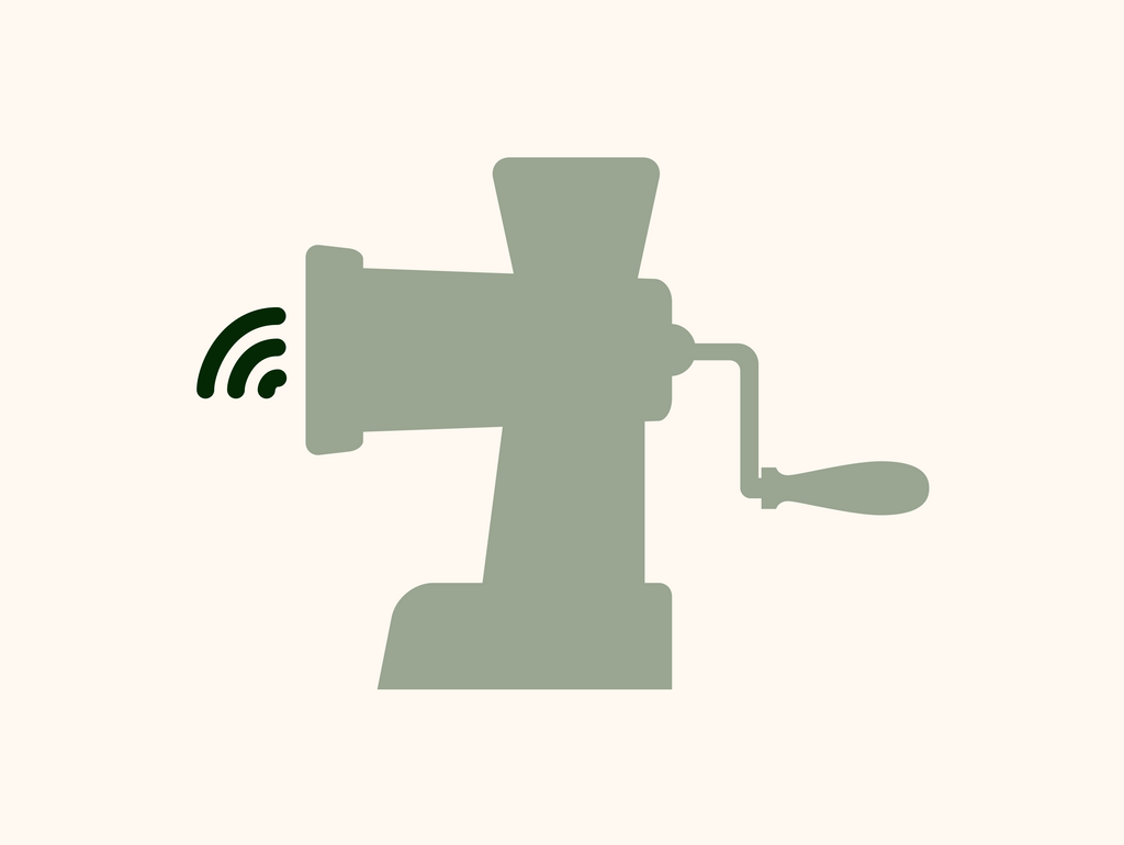 meat grinder (vector art image)