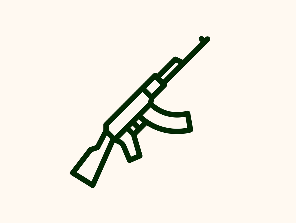 rifle (vector art image)