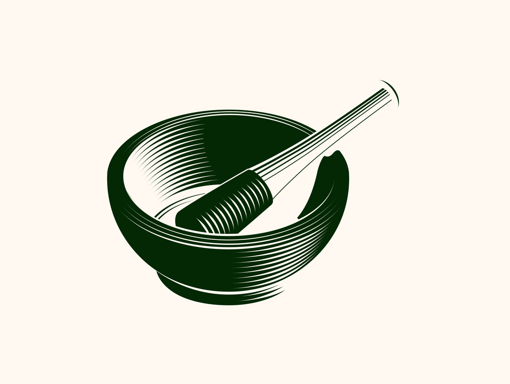 mortar and pestle (vector art image)