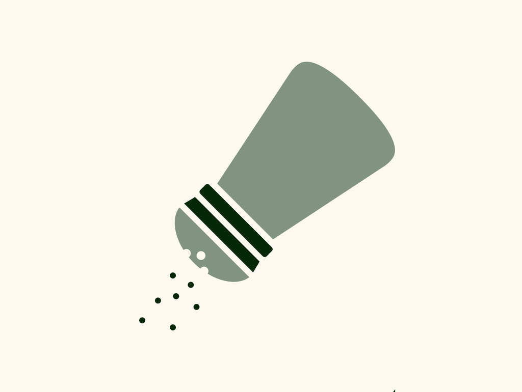 salt cellar (vector art image)